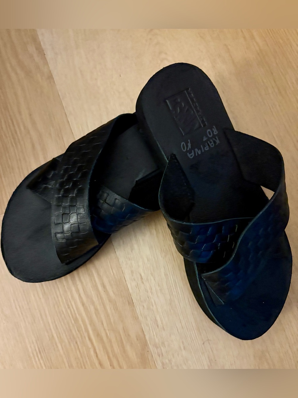 Vans brand Black Woven Slide Sandals -Women size 8